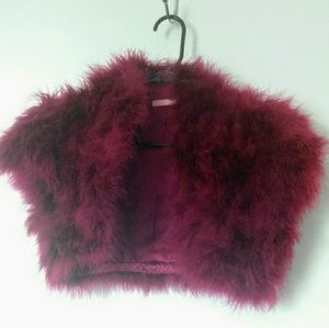 Marabou feather bolero (shrug)